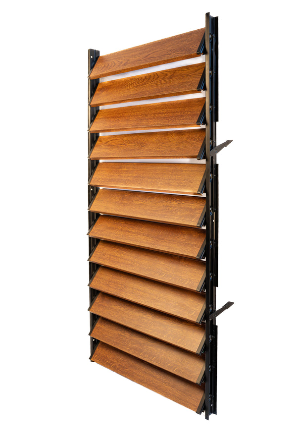 FLEX-WOOD® - Żaluzje tarasowe - stalowy mechanizm i aluminiowe panele - zestaw