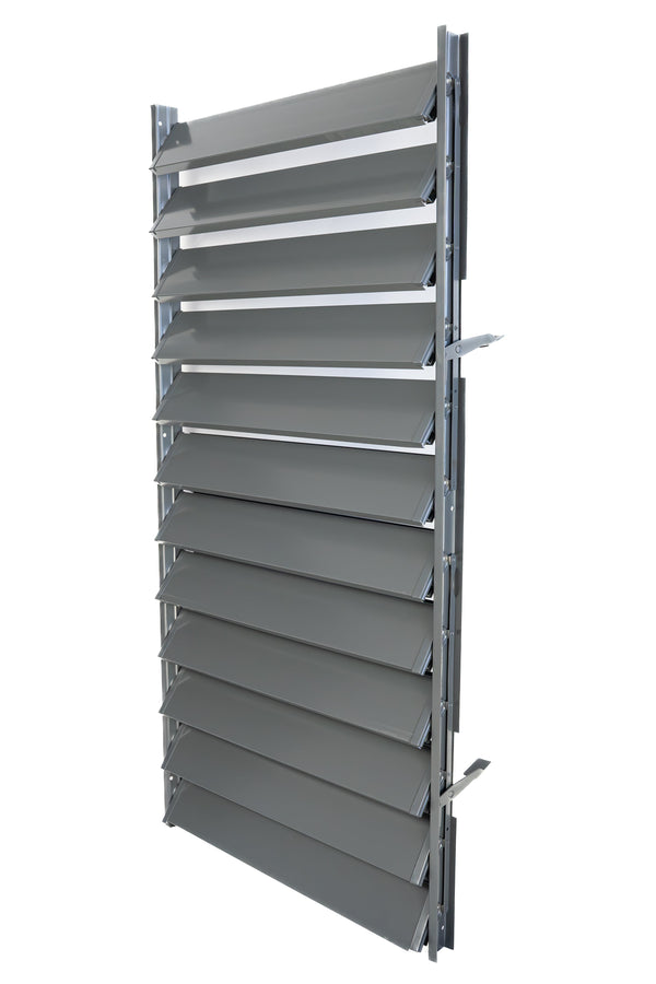 FLEX-WOOD® - Żaluzje tarasowe - stalowy mechanizm i aluminiowe panele - zestaw