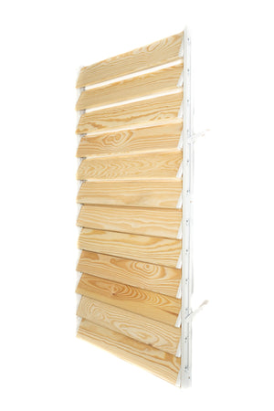 FLEX-WOOD® - Żaluzje tarasowe - stalowy mechanizm i deseczki 120cm - zestaw