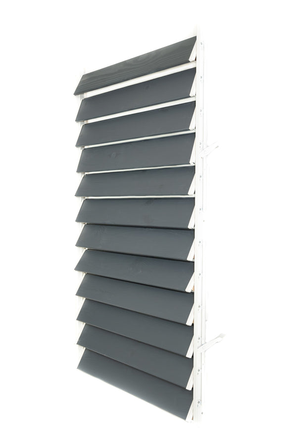 FLEX-WOOD® - Żaluzje tarasowe - stalowy mechanizm i deseczki 120cm - zestaw