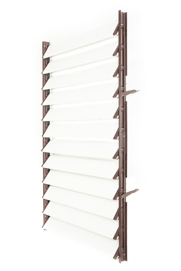 FLEX-WOOD® - Żaluzje tarasowe - stalowy mechanizm i deseczki 120cm - zestaw