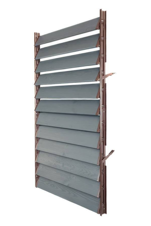 FLEX-WOOD® - Żaluzje tarasowe - stalowy mechanizm i deseczki 120cm - zestaw