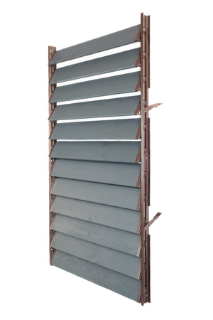 FLEX-WOOD® - Żaluzje tarasowe - stalowy mechanizm i aluminiowe panele - zestaw