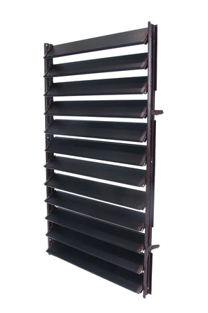 FLEX-WOOD® - Żaluzje tarasowe - stalowy mechanizm i deseczki 120cm - zestaw