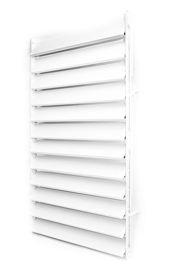 FLEX-WOOD® - Żaluzje tarasowe - stalowy mechanizm i aluminiowe panele - zestaw