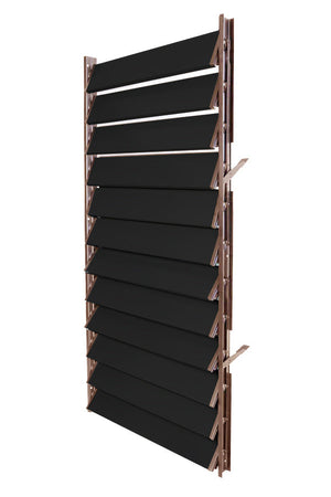 FLEX-WOOD® - Żaluzje tarasowe - stalowy mechanizm i aluminiowe panele - zestaw