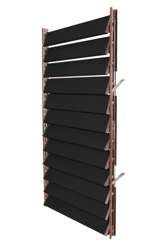 FLEX-WOOD® - Żaluzje tarasowe - stalowy mechanizm i aluminiowe panele - zestaw
