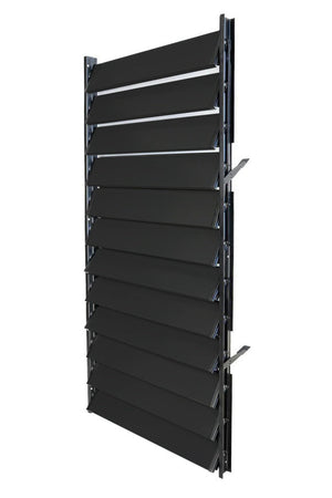 FLEX-WOOD® - Żaluzje tarasowe - stalowy mechanizm i aluminiowe panele - zestaw