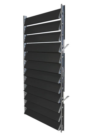 FLEX-WOOD® - Żaluzje tarasowe - stalowy mechanizm i aluminiowe panele - zestaw
