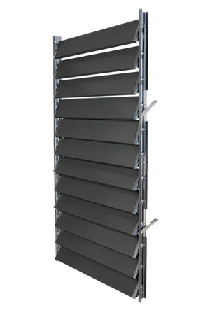 FLEX-WOOD® - Żaluzje tarasowe - stalowy mechanizm i aluminiowe panele - zestaw