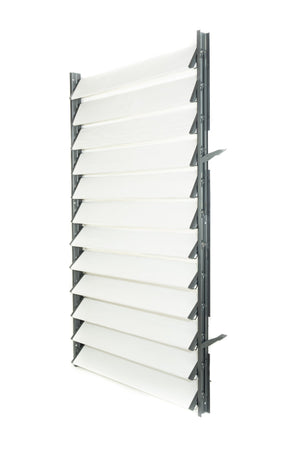 FLEX-WOOD® - Żaluzje tarasowe - stalowy mechanizm i deseczki 120cm - zestaw