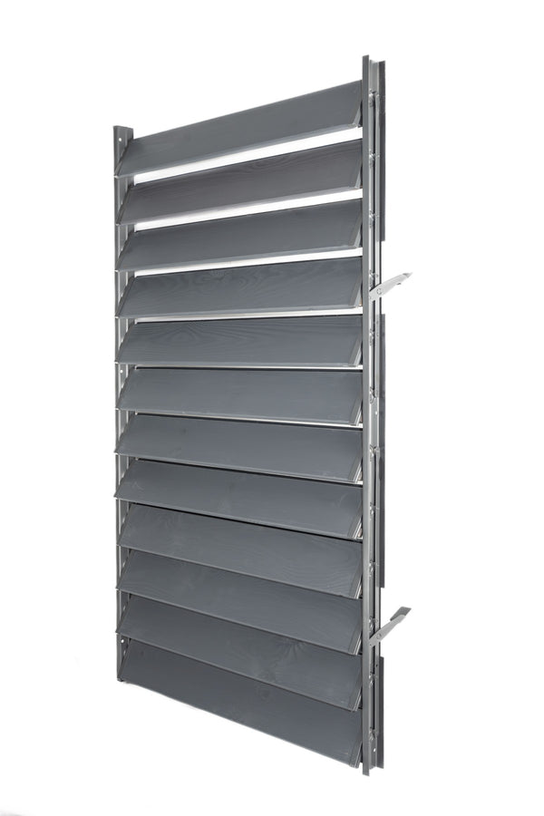 FLEX-WOOD® - Żaluzje tarasowe - stalowy mechanizm i deseczki 120cm - zestaw