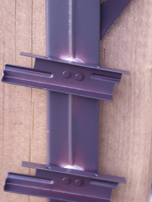 II kategoria - produkt z defektami lakieru - Mechanizm aluminiowy do żaluzji tarasowych FLEX-WOOD - kolor brązowy - RAL 8017 - półmatowy