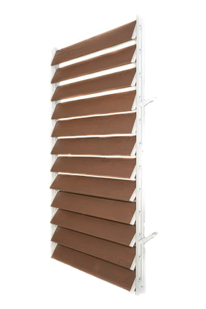 FLEX-WOOD® - Żaluzje tarasowe - stalowy mechanizm i deseczki 120cm - zestaw