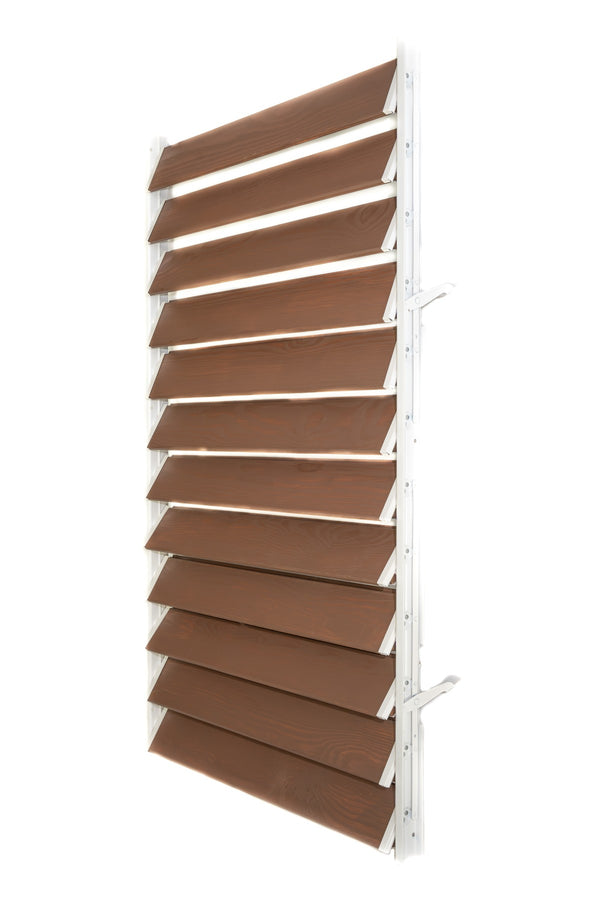 FLEX-WOOD® - Żaluzje tarasowe - stalowy mechanizm i deseczki 120cm - zestaw