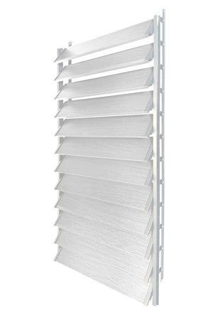 FLEX-WOOD® - Żaluzje tarasowe VERT - aluminiowy mechanizm i deseczki 120 cm - zestaw