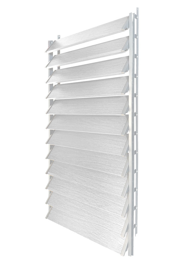 FLEX-WOOD® - Żaluzje tarasowe VERT - aluminiowy mechanizm i deseczki 120 cm - zestaw