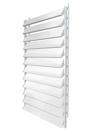 FLEX-WOOD® - Żaluzje tarasowe VERT - aluminiowy mechanizm i lamele aluminiowe - zestaw