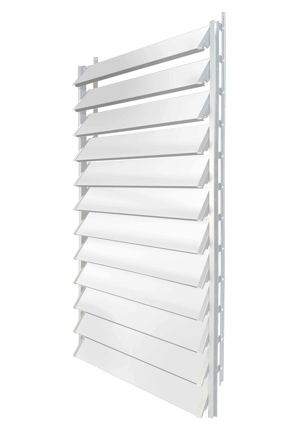FLEX-WOOD® - Żaluzje tarasowe VERT - aluminiowy mechanizm i lamele aluminiowe - zestaw