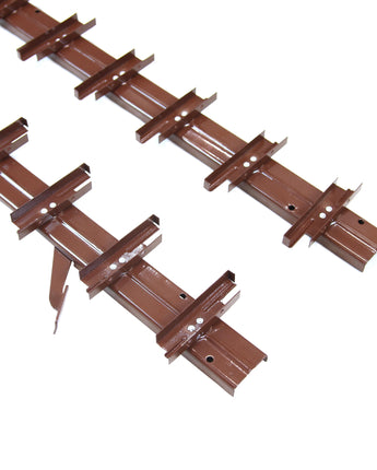 Mechanizm aluminiowy do żaluzji FLEX-WOOD - kolor brązowy - RAL 8017 - półmatowy (Copy)