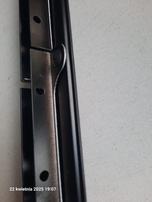 II kategoria - produkt z defektami lakieru - Flex-Wood® VERT – Aluminiowy mechanizm bezrączkowy do pionowych i poziomych żaluzji tarasowych - kolor antracytowy