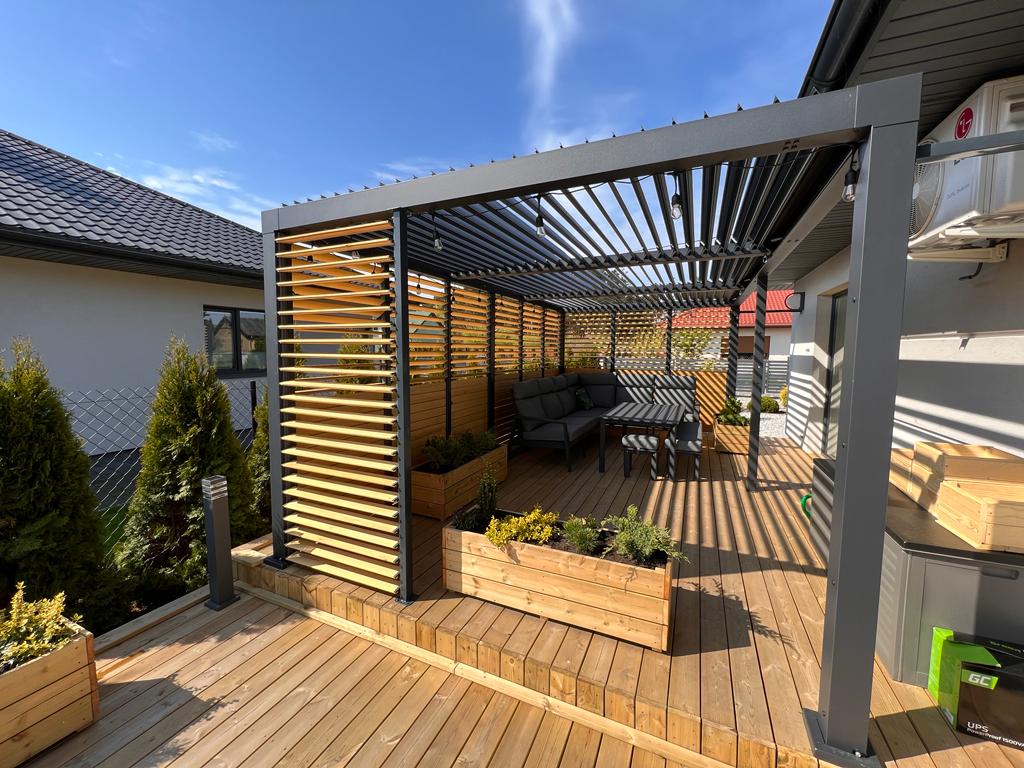 FLEX-WOOD - ruchome deseczki do altan, tarasów i pergol